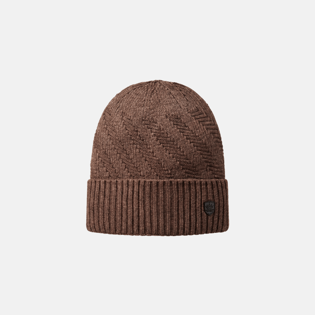 BEANIE NIALL CON FORRO INTERIOR DE FELPA - MARRÓN - 1
