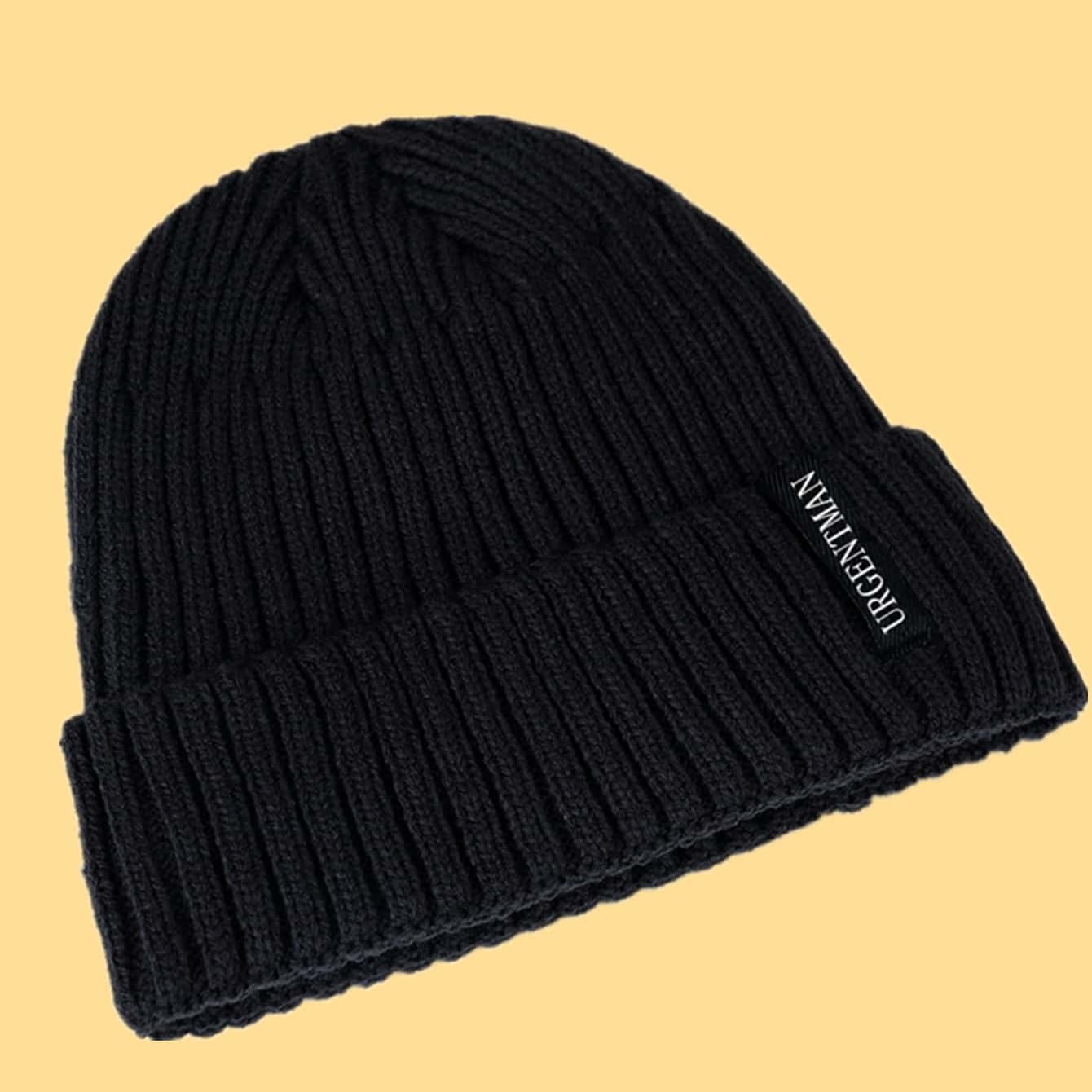 BEANIE URGENTMAN CON FORRO INTERIOR DE FELPA NEGRO - 2
