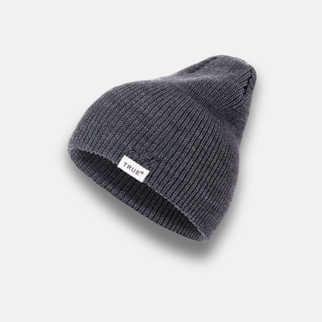BEANIE GORRO CHULLO TRUE B UNISEX - GRIS OSCURO - 1