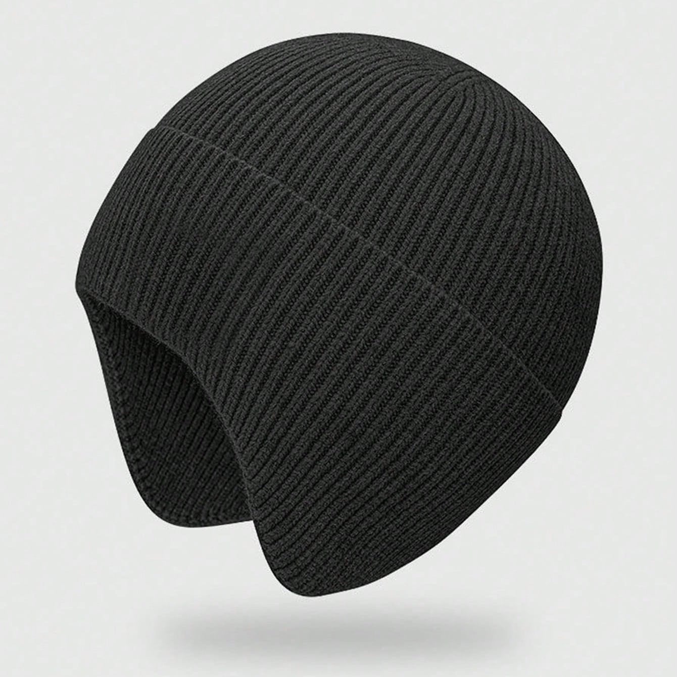 BEANIE GORRO CHULLO ROSS UNISEX CON OREJERAS - NEGRO - 1