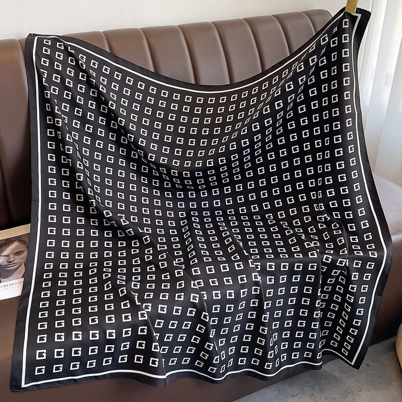 PAÑOLETA BANDANA PAÑUELO GRISEL DE 90X90CM - 2
