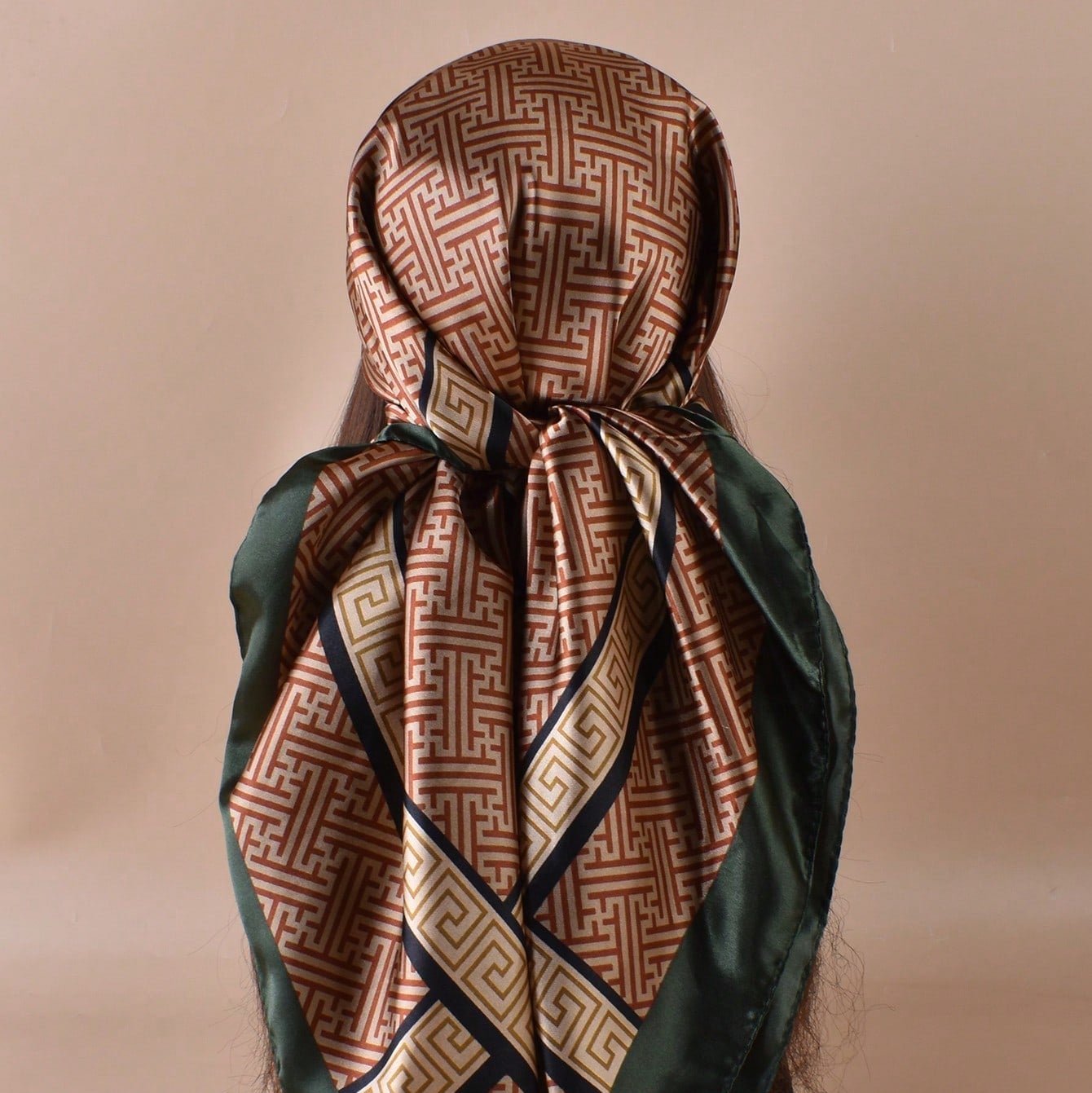 PAÑOLETA BANDANA PAÑUELO GRECA DE 90X90CM - 3