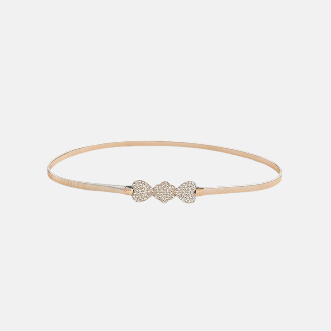 CORREA ELÁSTICA CINTURÓN BLITHE PARA MUJER | DORADO - 1