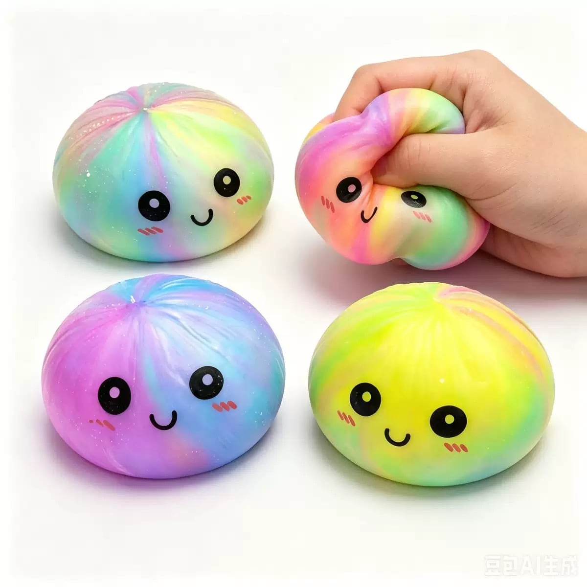 SQUISHY DUMPLING + VAPORERA ALTA CALIDAD GRANDE 8 CM ANTIESTRÉS - 5