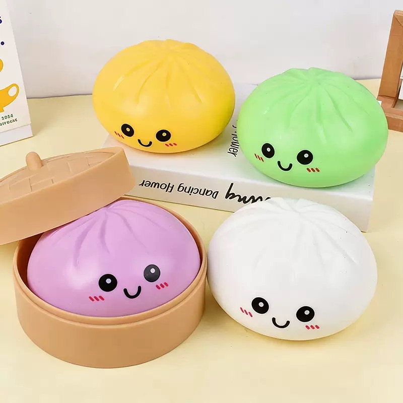 SQUISHY DUMPLING + VAPORERA ALTA CALIDAD GRANDE 8 CM ANTIESTRÉS - 3