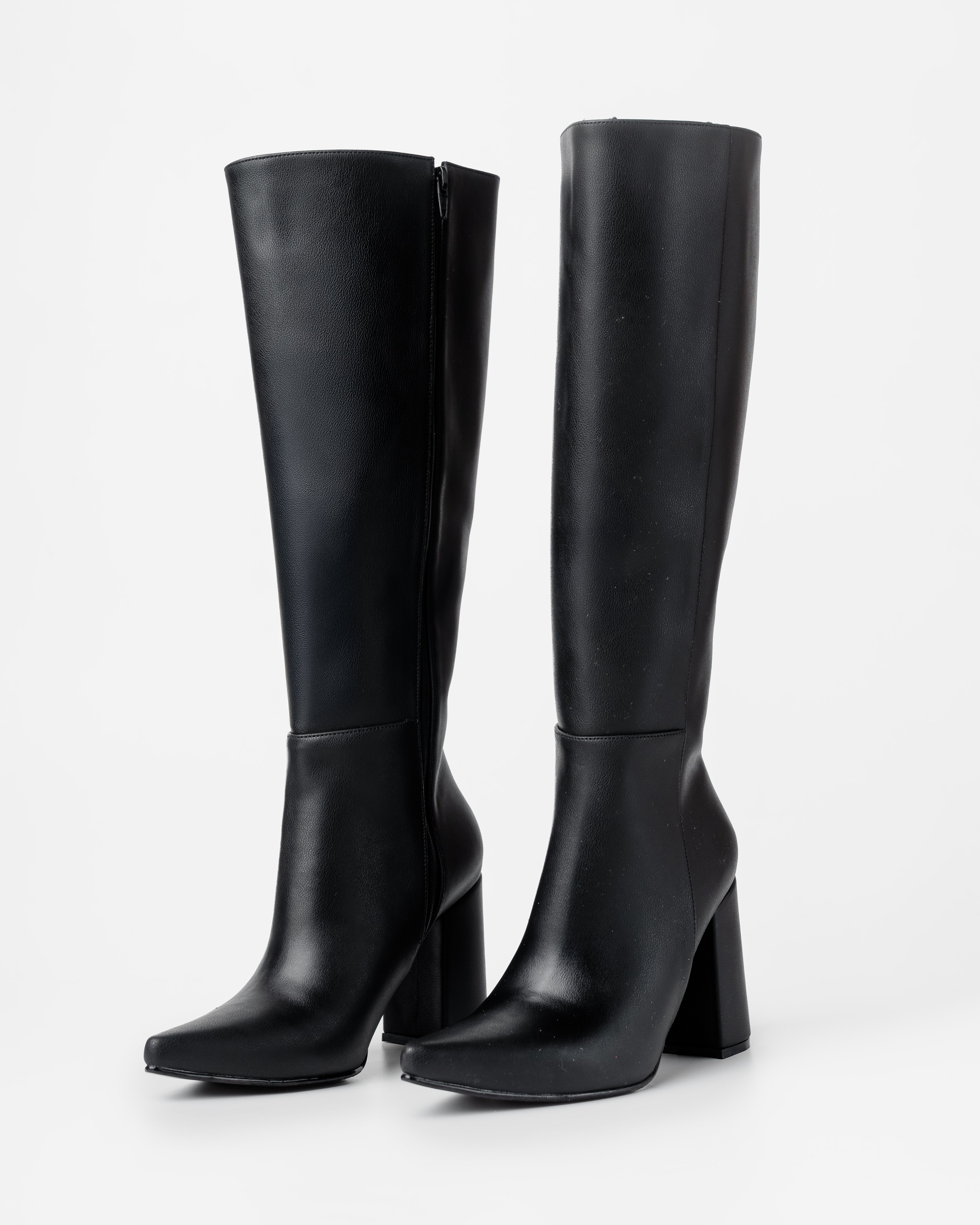 BOTAS MUJER LB LIBBY CALZADOS NEGRO MATE GRECIA - 1