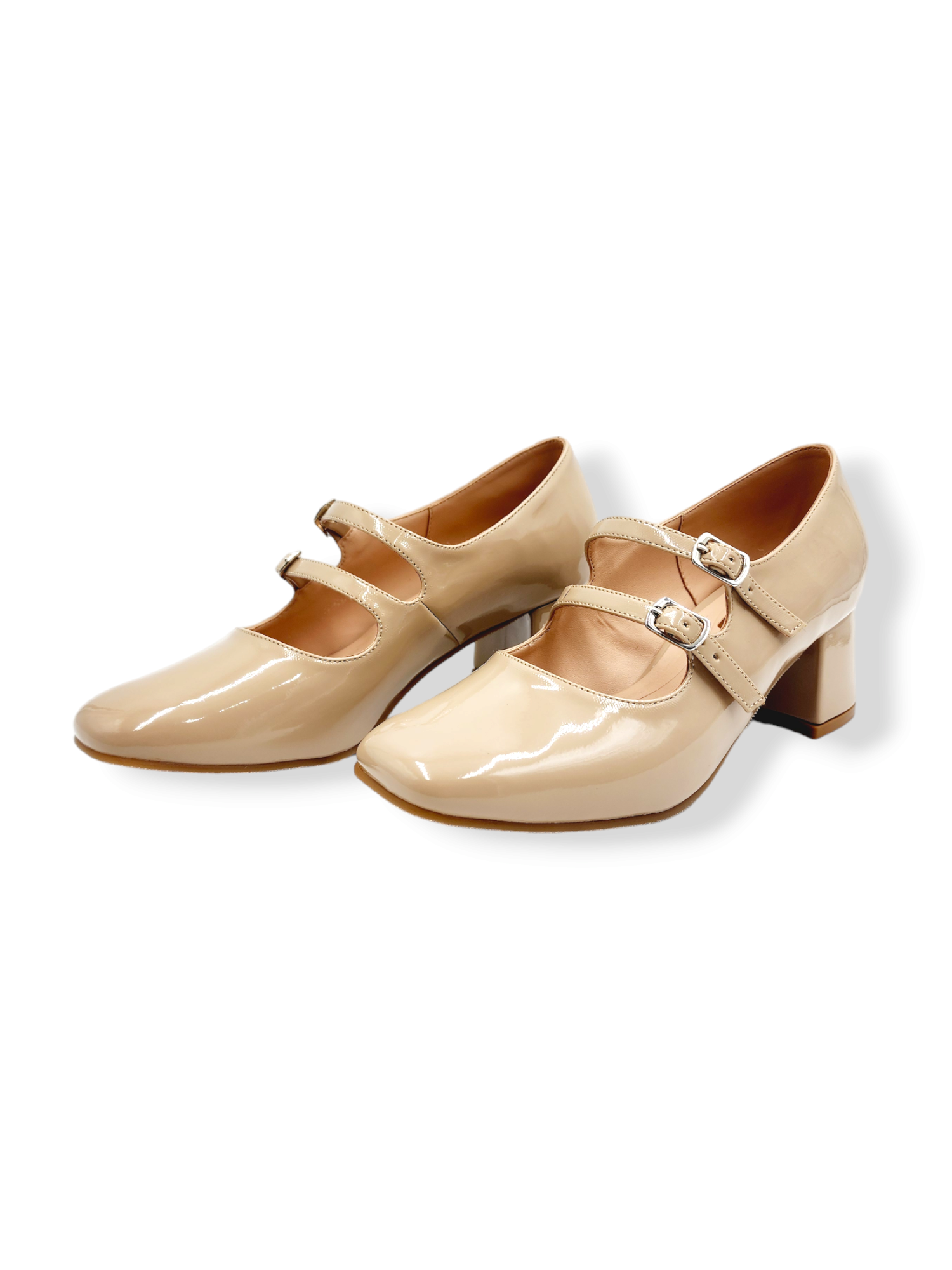 ZAPATOS CASUALES MUJER LB LIBBY CALZADOS NUDE MARY JANE CHAROL - 2