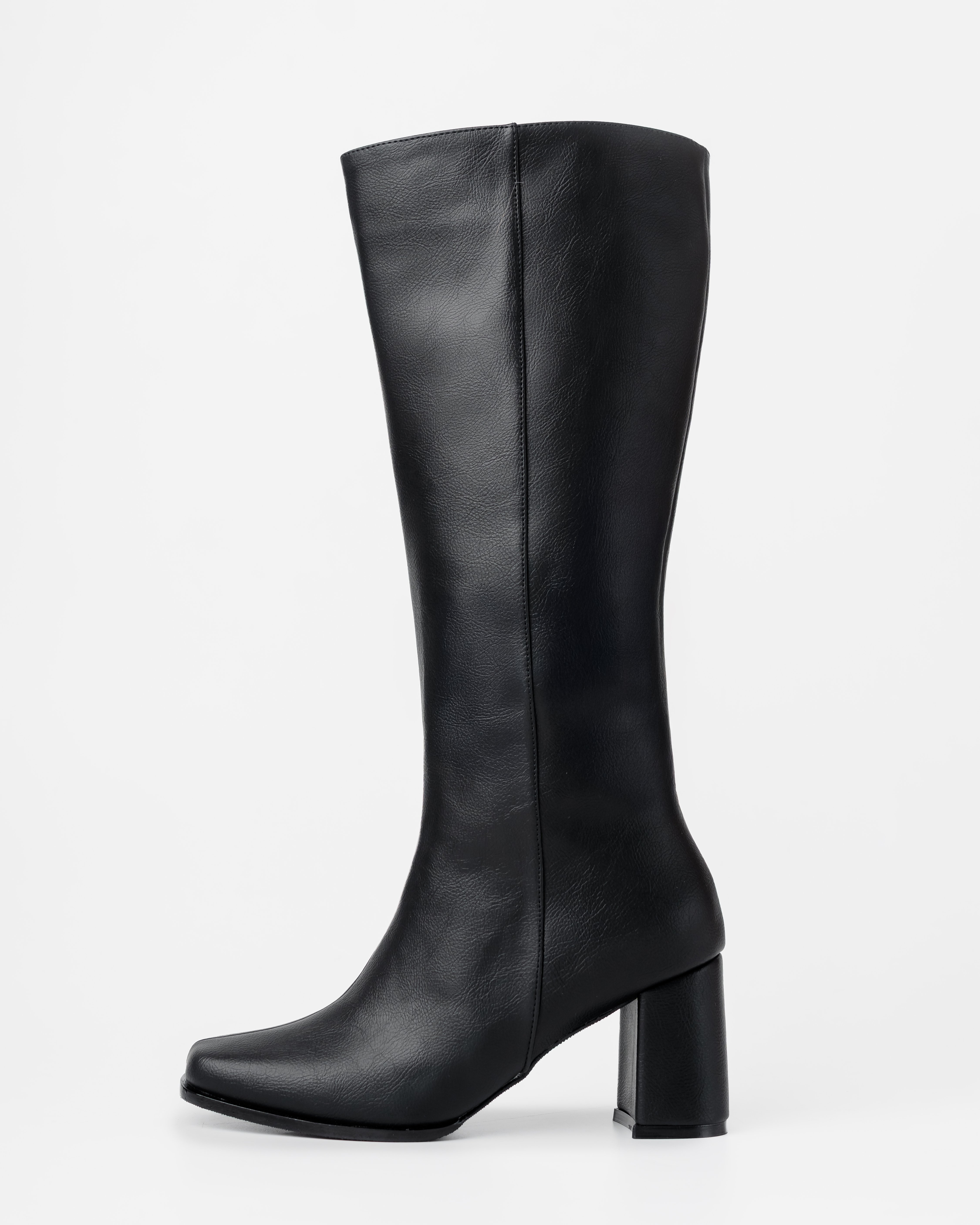 BOTAS MUJER LB LIBBY CALZADOS NEGRO ATENAS PUNTA CUADRADA TACO 7 - 2