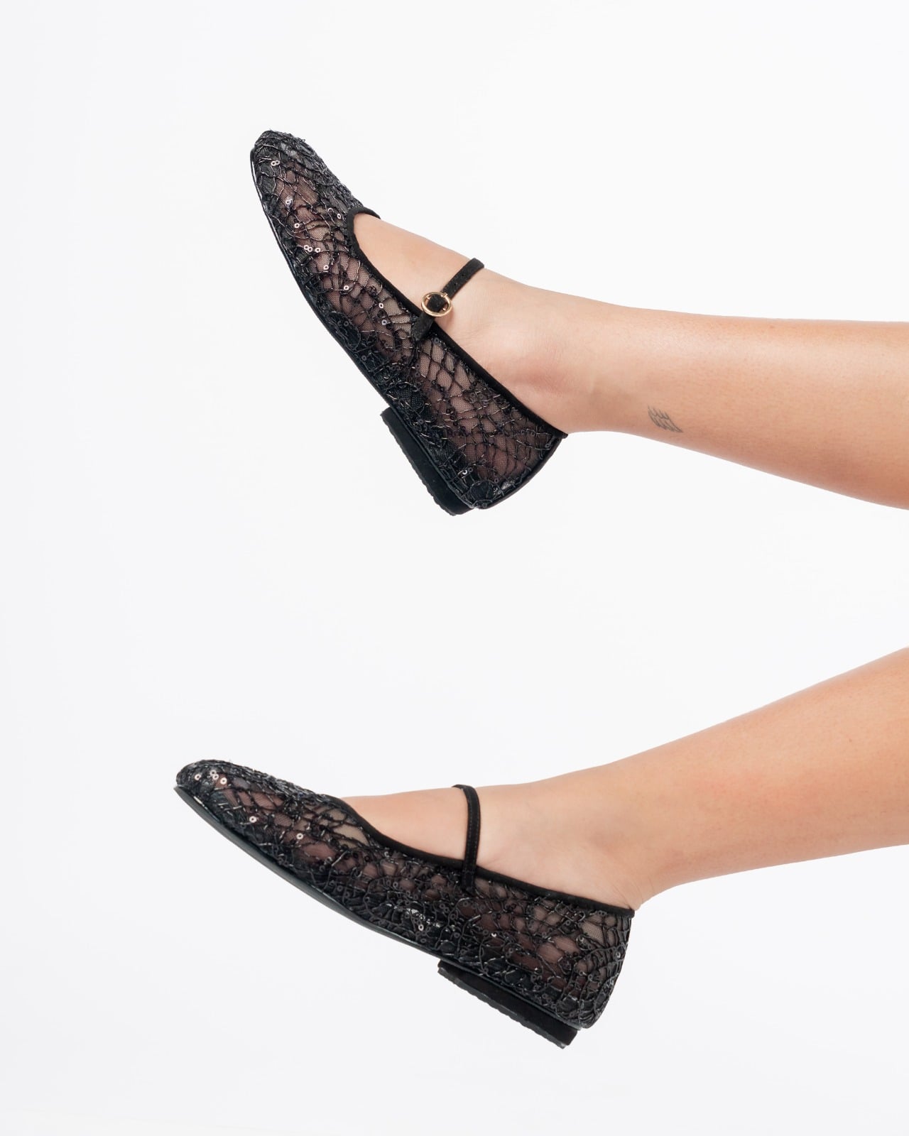 ZAPATOS CASUALES MUJER LB LIBBY CALZADOS NEGRO MARY JANE ENCAJE MERCEDITAS - 2
