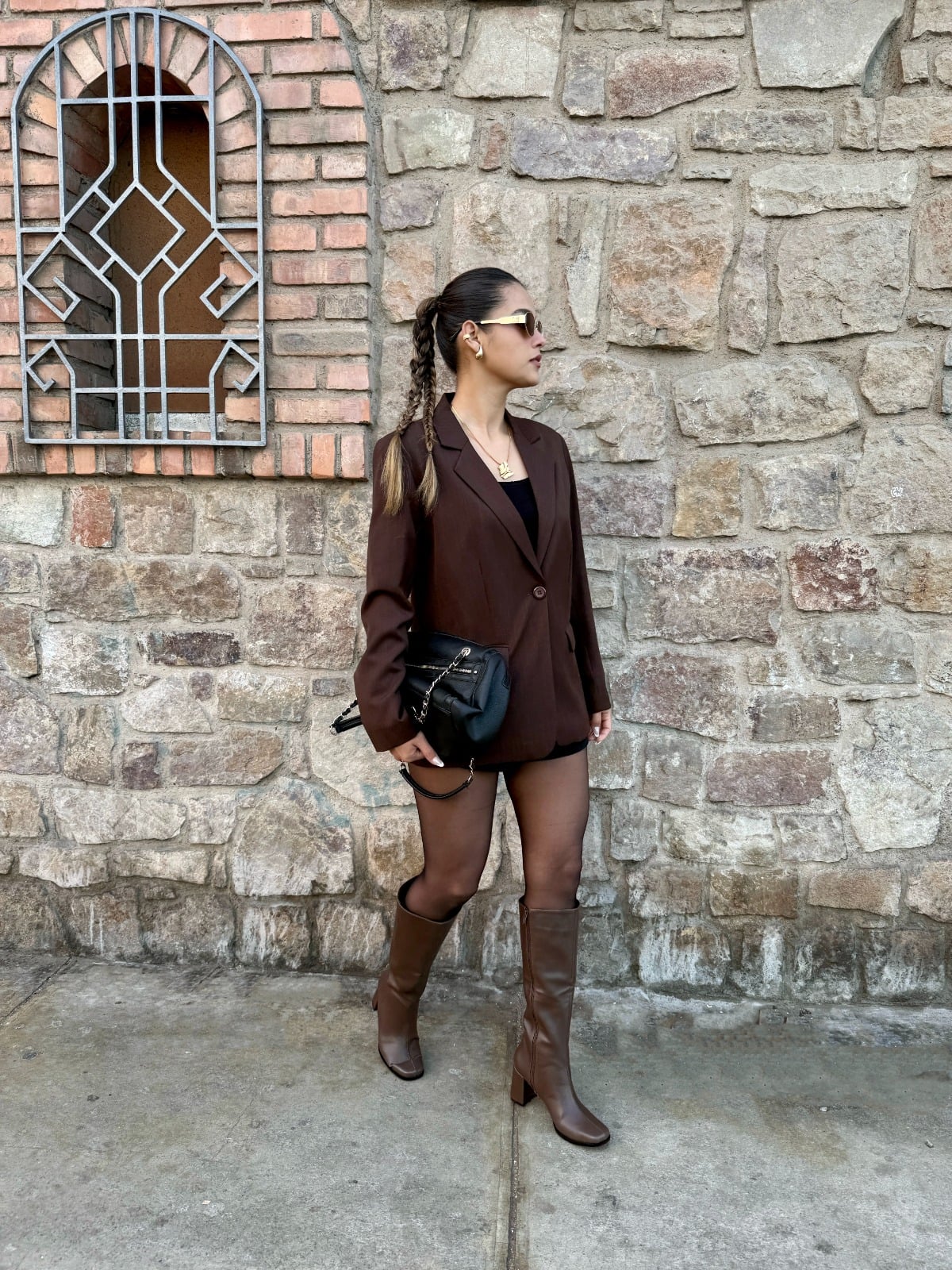 BOTAS MUJER LB LIBBY CALZADOS MARRON ATENAS PUNTA CUADRADA TACO 7 - 2