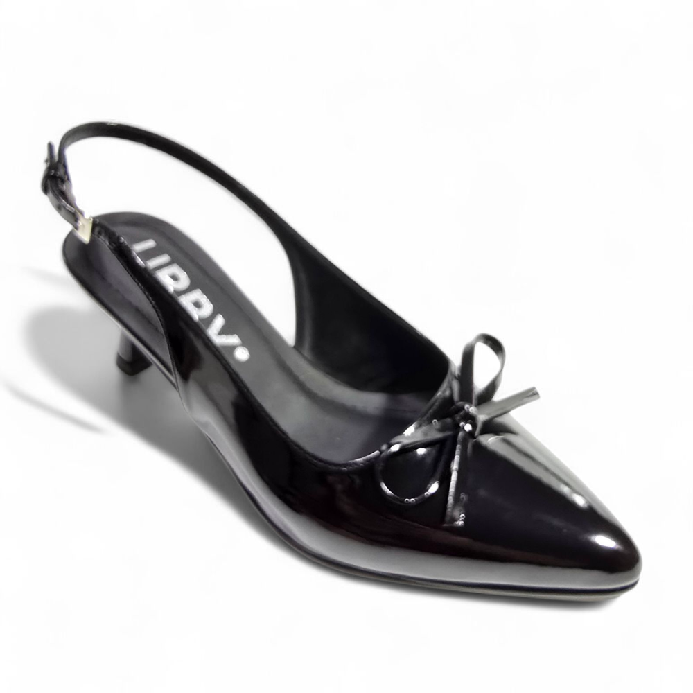 ZAPATOS STILETTOS PARA DAMAS TACO 3 COLOR NEGRO - 4