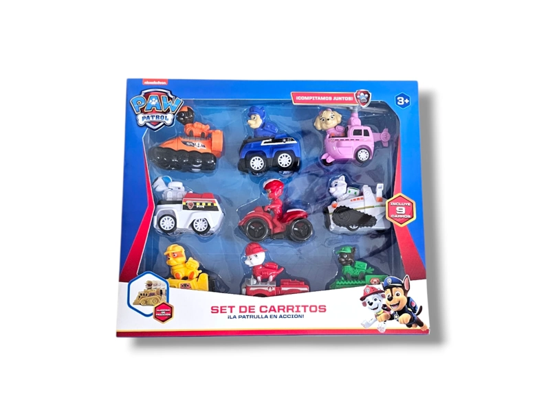 SET DE CARRITOS PAW PATROL - 2