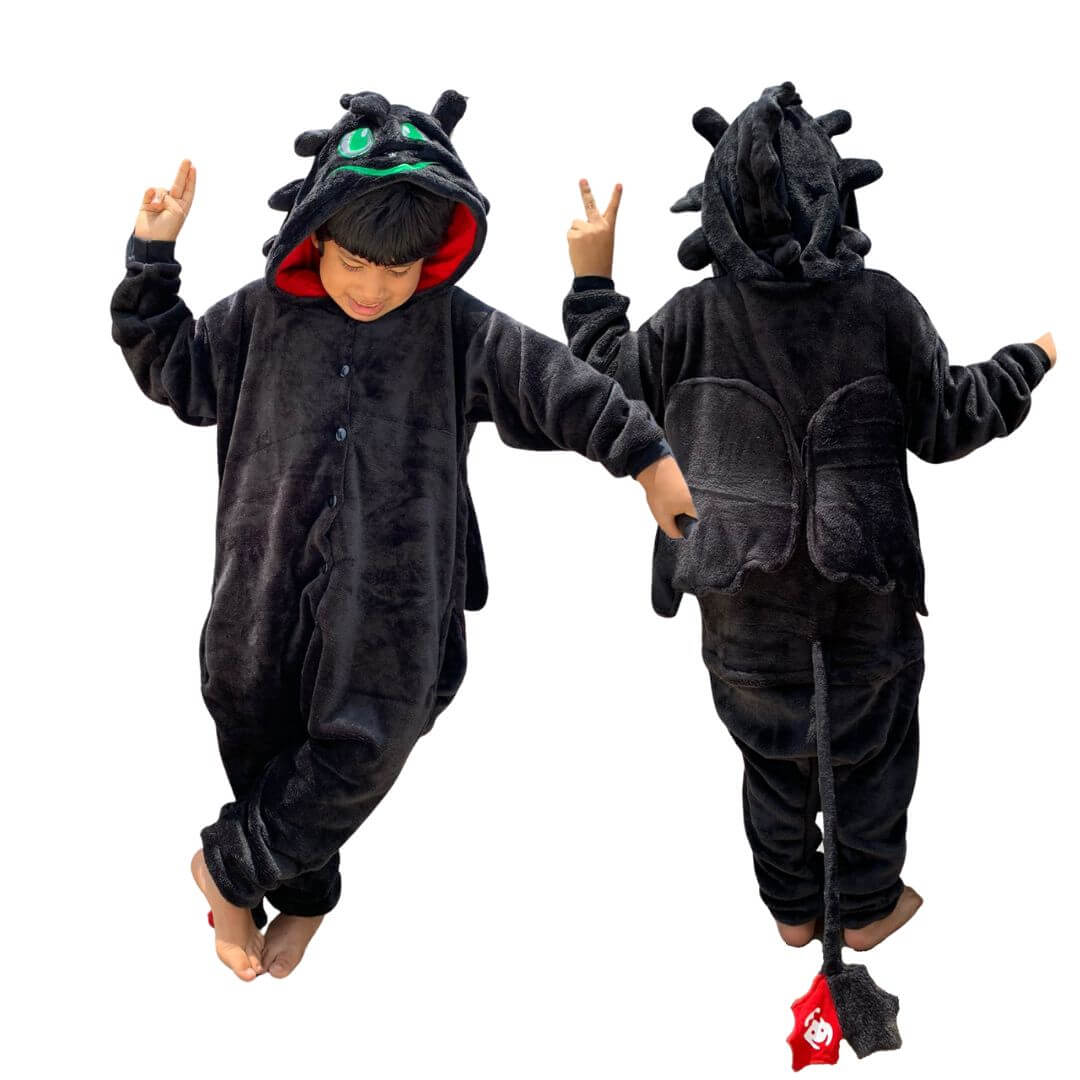 PIJAMA DRAGON CHIMUELO IMPORTADO PELUCHE CHIMUELO - TALLAS 4 HASTA 16 - 1