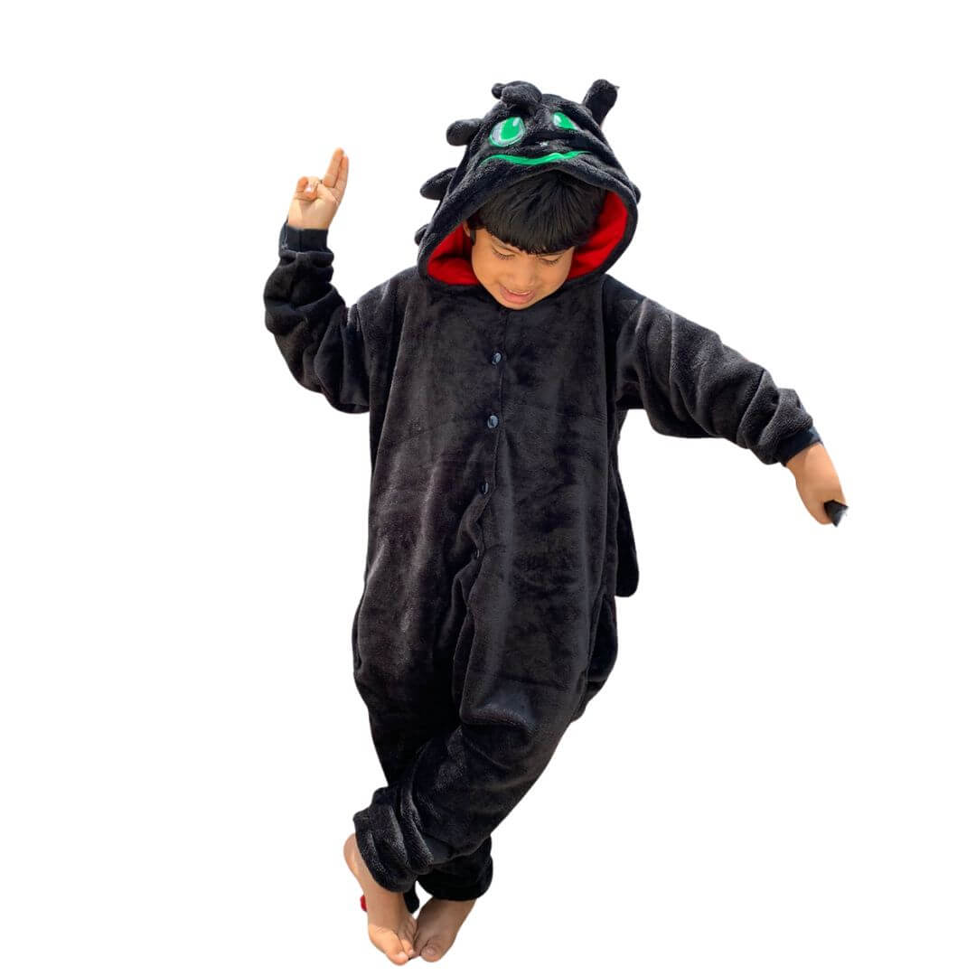 PIJAMA DRAGON CHIMUELO IMPORTADO PELUCHE CHIMUELO - TALLAS 4 HASTA 16 - 2