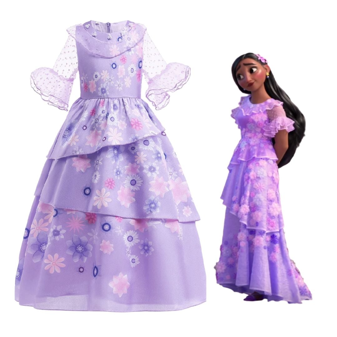 VESTIDO ISABELA MADRIGAL  ENCANTO DISFRAZ MIRABEL MADRIGAL - 1