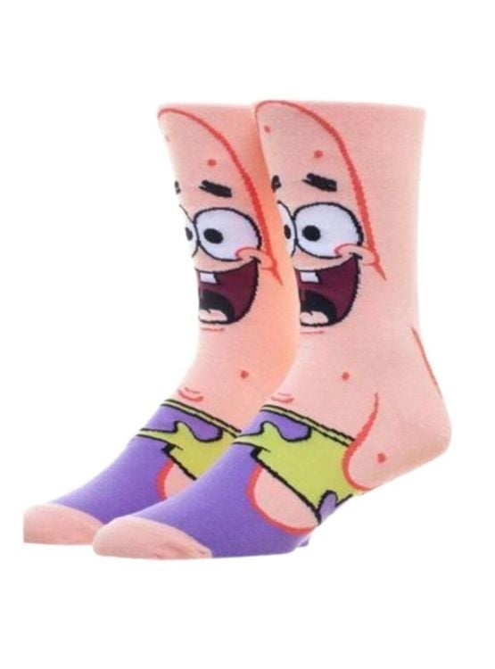 MEDIAS PATRICIO DE BOB ESPONJA IMPORTADAS - TALLAS 35 HASTA 46 - 1