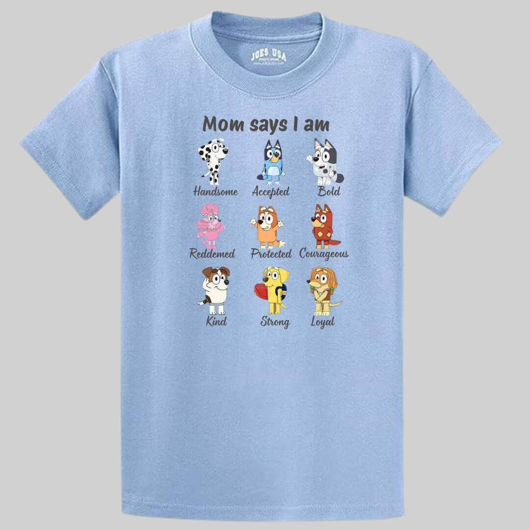 POLO MANGA LARGA ALGODÓN UNISEX CELESTE PELUCHE BLUEY Y BINGO FRIENDS TALLAS 4 AL XL - 1