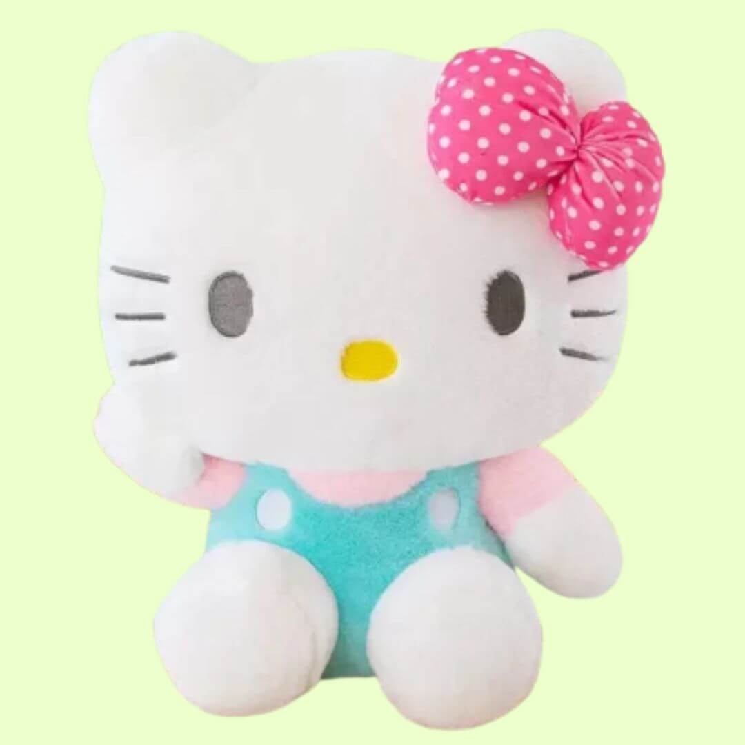 PELUCHE HELLO KITTY COLOR PASTEL - MIDE 30 CM ALTO - 1