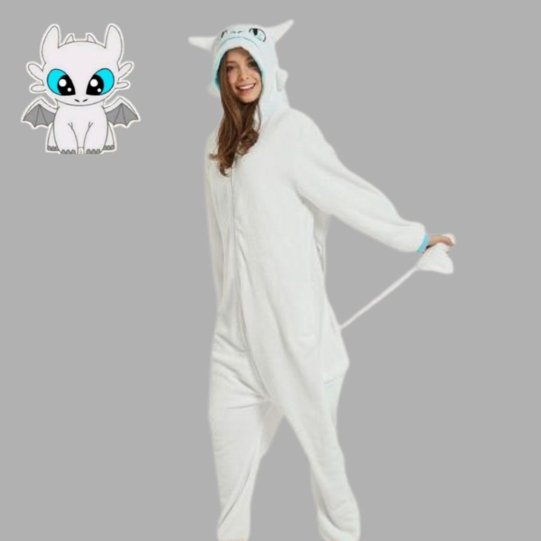 PIJAMA FURIA LUMINOSA IMPORTADO PELUCHE CHIMUELO - TALLA 16 HASTA XL - 1