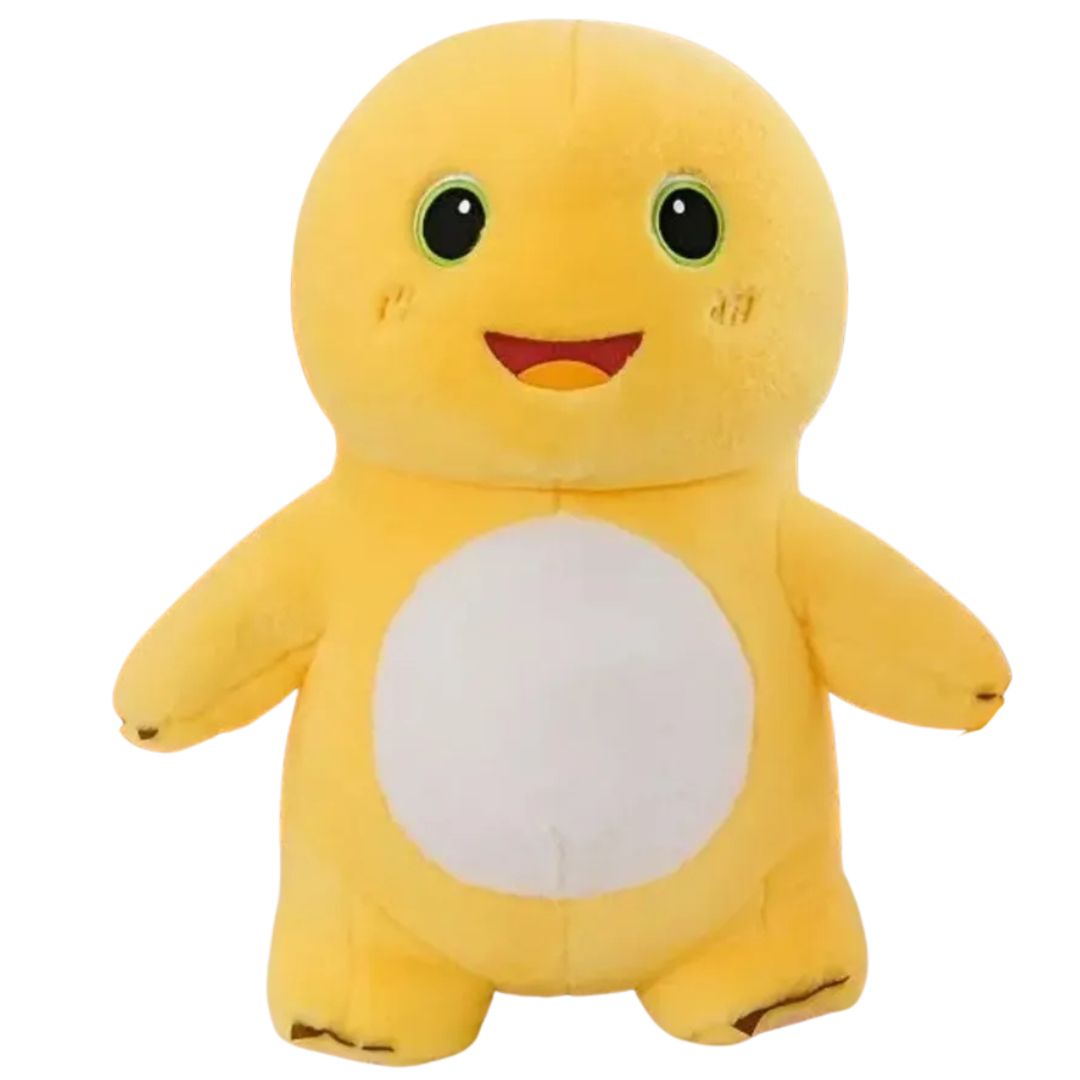 PELUCHE NAILONG DINOSAURIO AMARILLO - MIDE 42 CM ALTO - 1