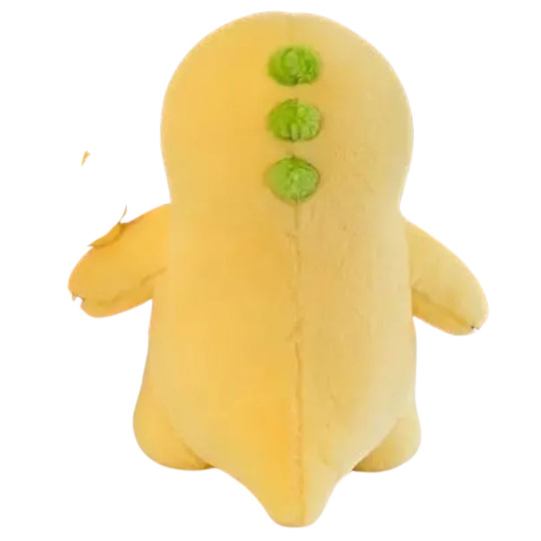PELUCHE NAILONG DINOSAURIO AMARILLO - MIDE 42 CM ALTO - 2