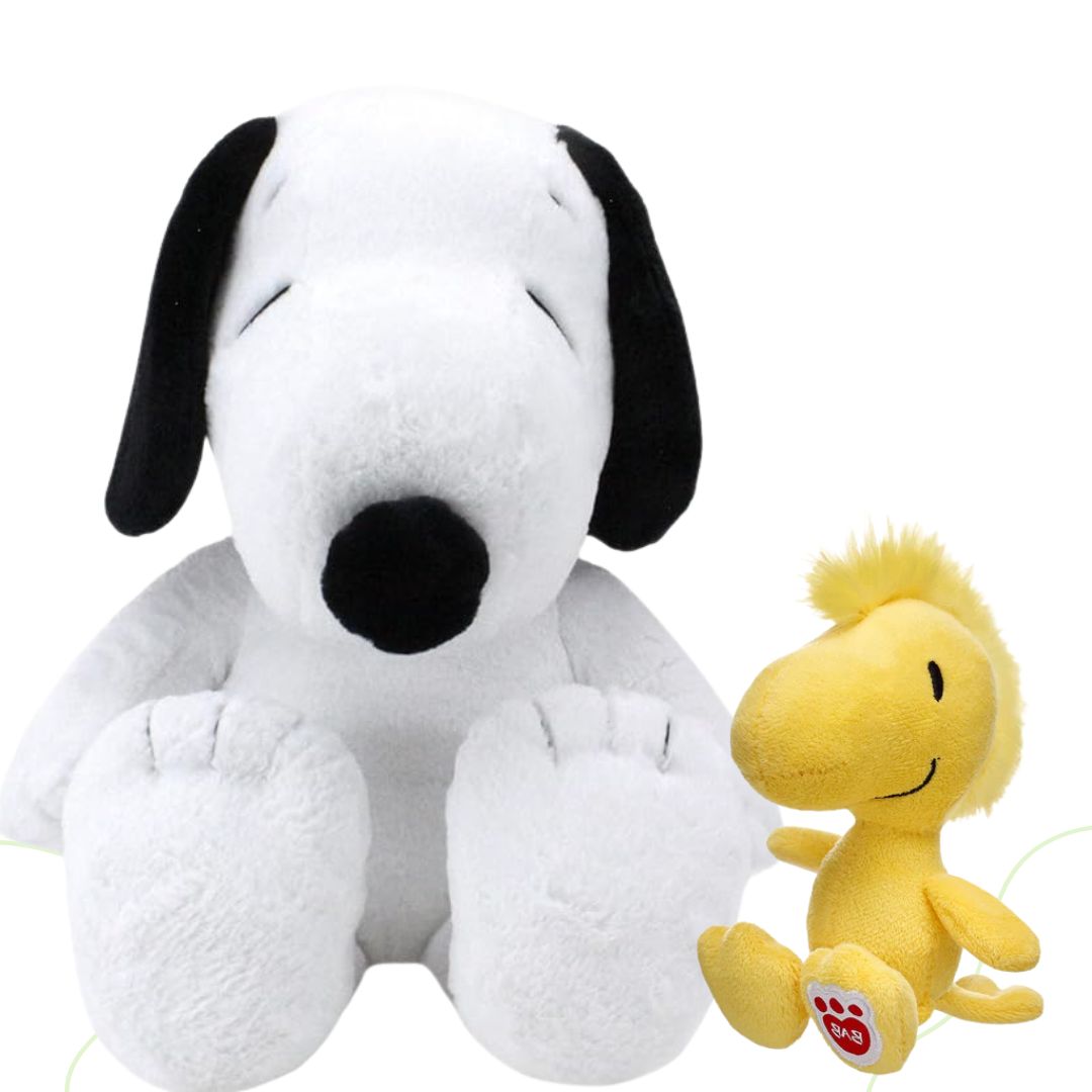 PELUCHE SNOOPY CON EMILIO WOODSTOCK - MIDE 38 CM ALTO - 4
