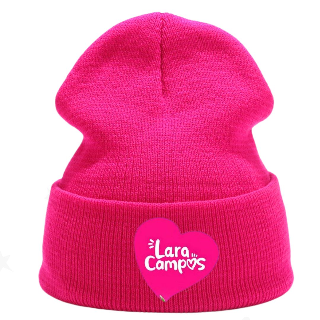 BEANIE RANA LARA CAMPOS CHULLO FUCSIA - NIÑOS Y ADULTOS - 1
