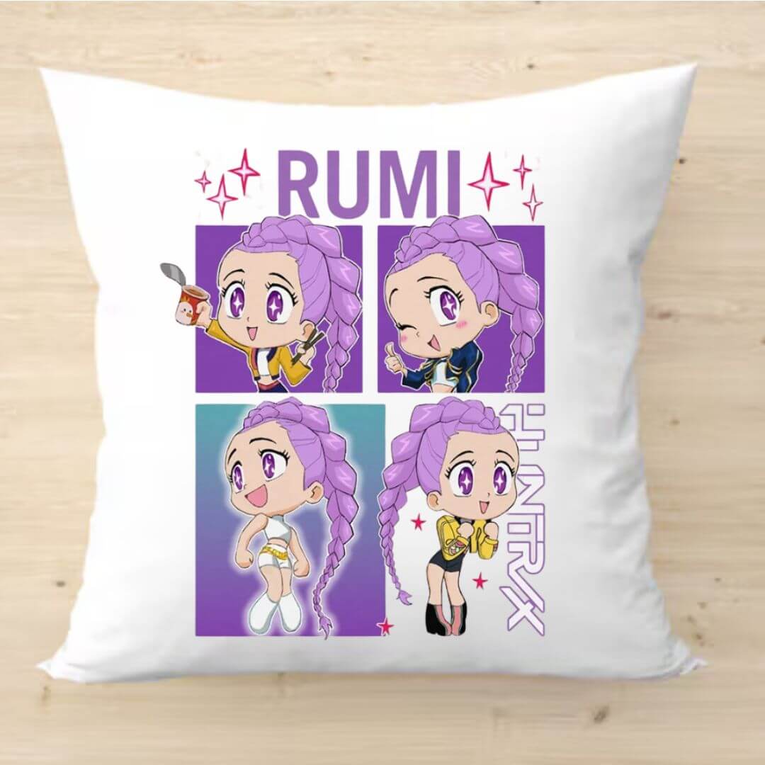 ALMOHADA COJIN RUMI GUERRERAS  KPOP  PELUCHE - MIDE 40X40 CMS - 1