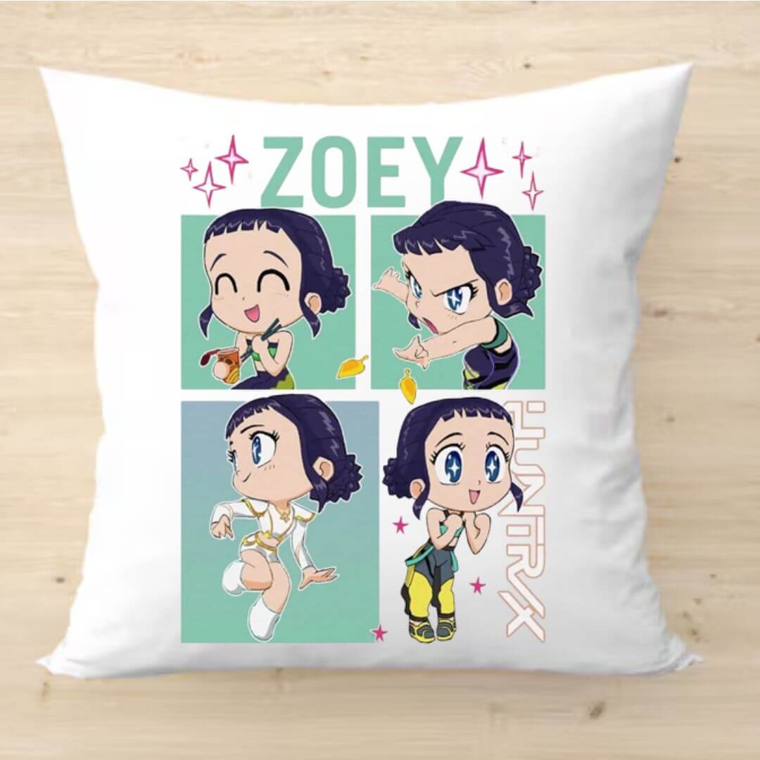 ALMOHADA COJIN ZOEY GUERRERAS KPOP PELUCHE - MIDE 40X40 CMS - 1
