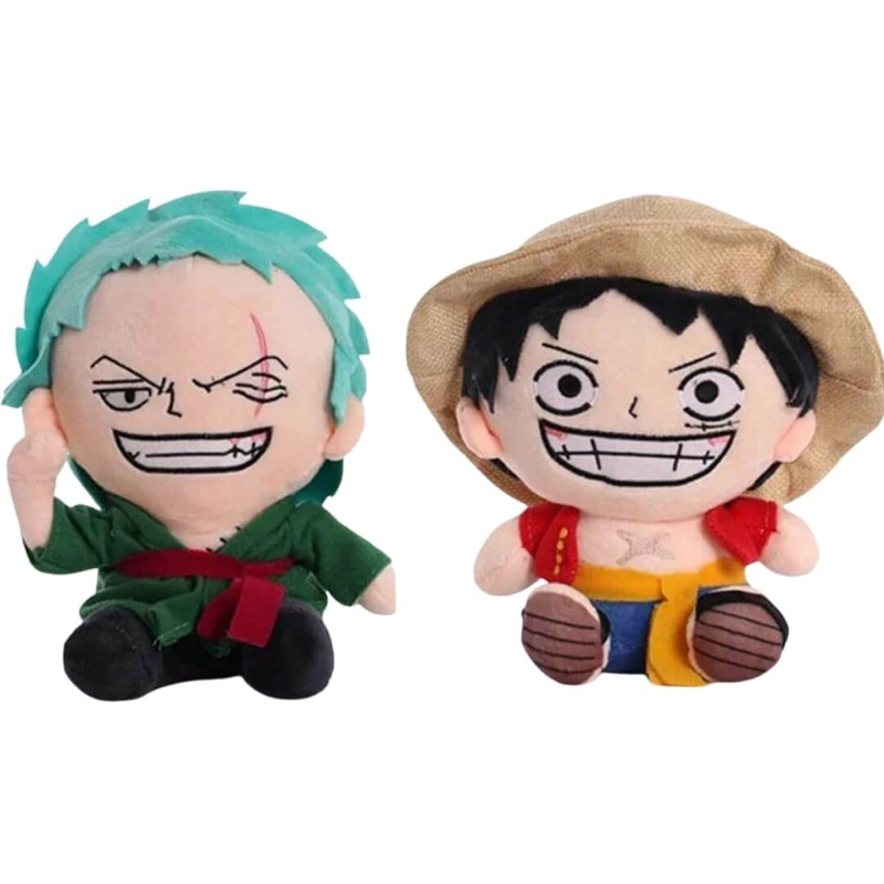 PELUCHE LUFFY ONE PIECE IMPORTADO ZORO - MIDE 22 CMS - 3