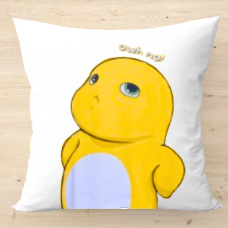 ALMOHADA COJIN DINOSAURIO NAILONG PELUCHE - MIDE 40X40 CMS - 1