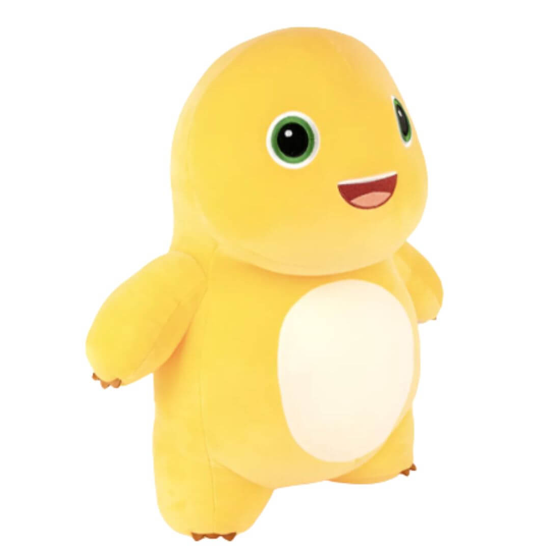 PELUCHE NAILONG CUMPLEAÑOS DINOSAURIO AMARILLO - MIDE 45 CM - 2