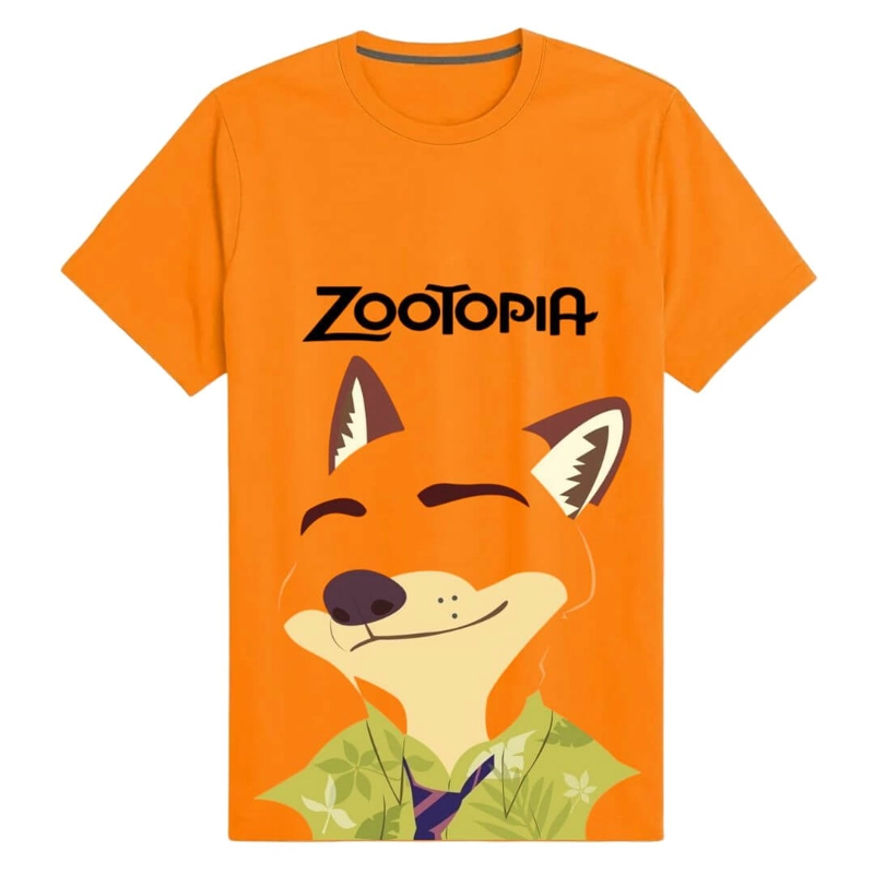 POLOS ZOOTOPIA ZORRO NICK WILDE PELUCHE - TALLAS 6 HASTA XL - 1