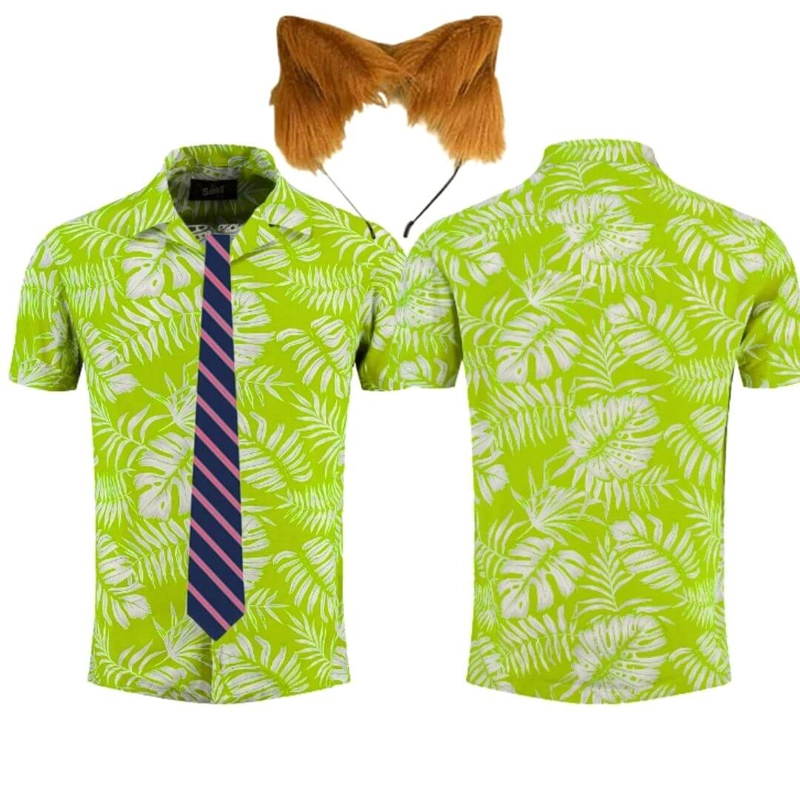 TRAJE ZORRO NICK WILDE ZOOTOPIA DISFRAZ IMPORTADO - TALLA 6 HASTA XL - 2