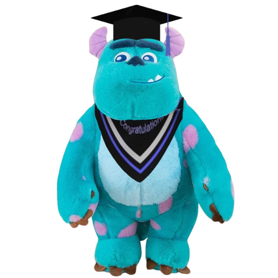 PELUCHE GRADUACION SULLIVAN MONSTER GRADUADO - MIDE 45 CM ALTO - 1