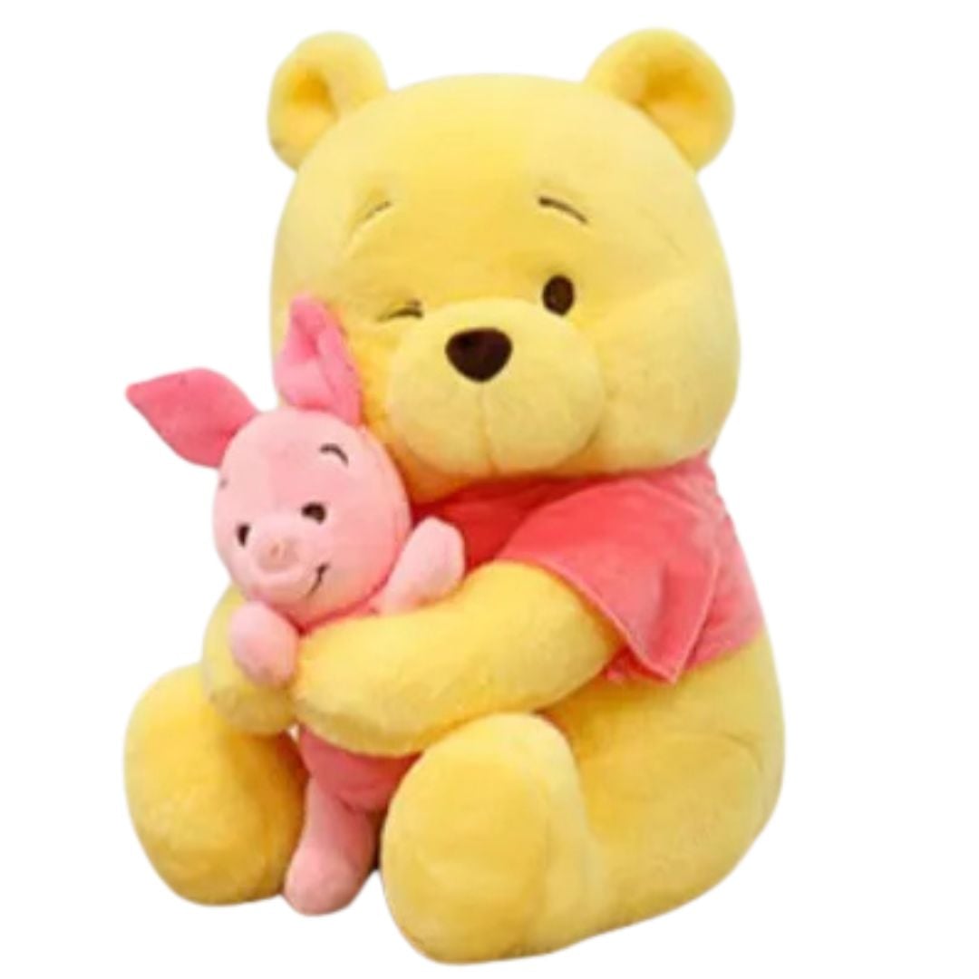 PELUCHE WINNIE POOH CON PIGLET - MIDE 50 CM ALTO - 1