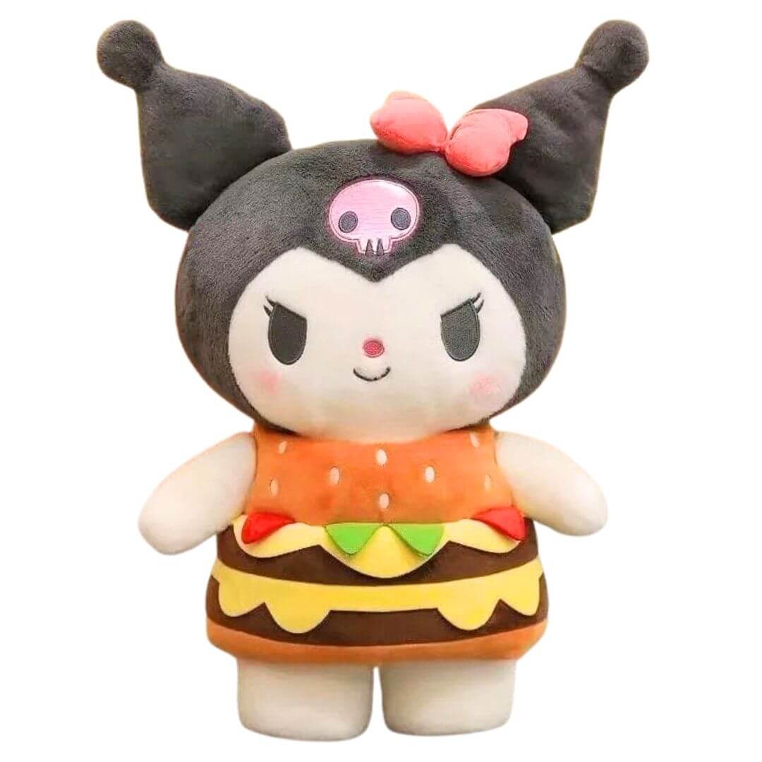 PELUCHE KUROMI HAMBURGUESA HELLO KITTY - MIDE 45 CM ALTO - 1