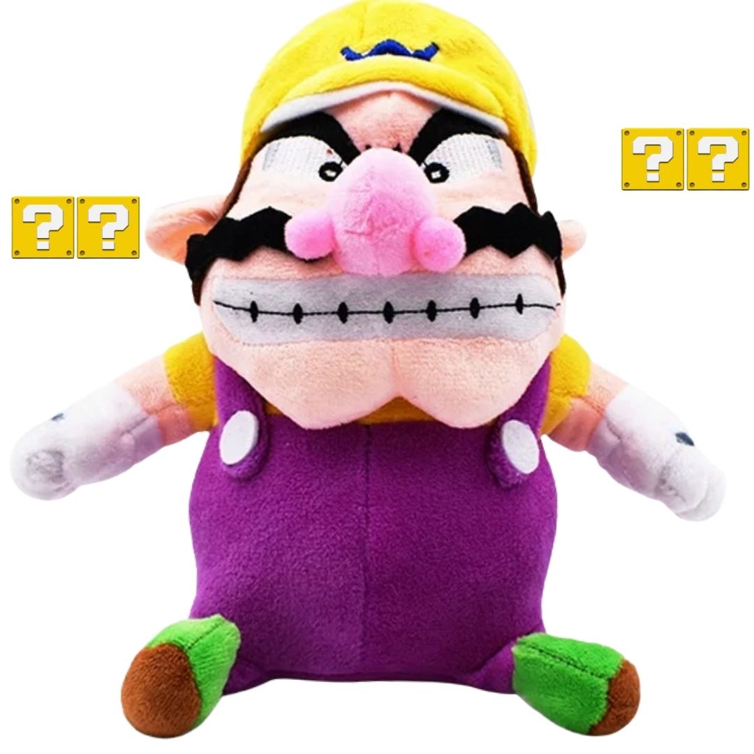 PELUCHE WARIO DE MARIO BROS - MIDE 38 CM ALTO - 1