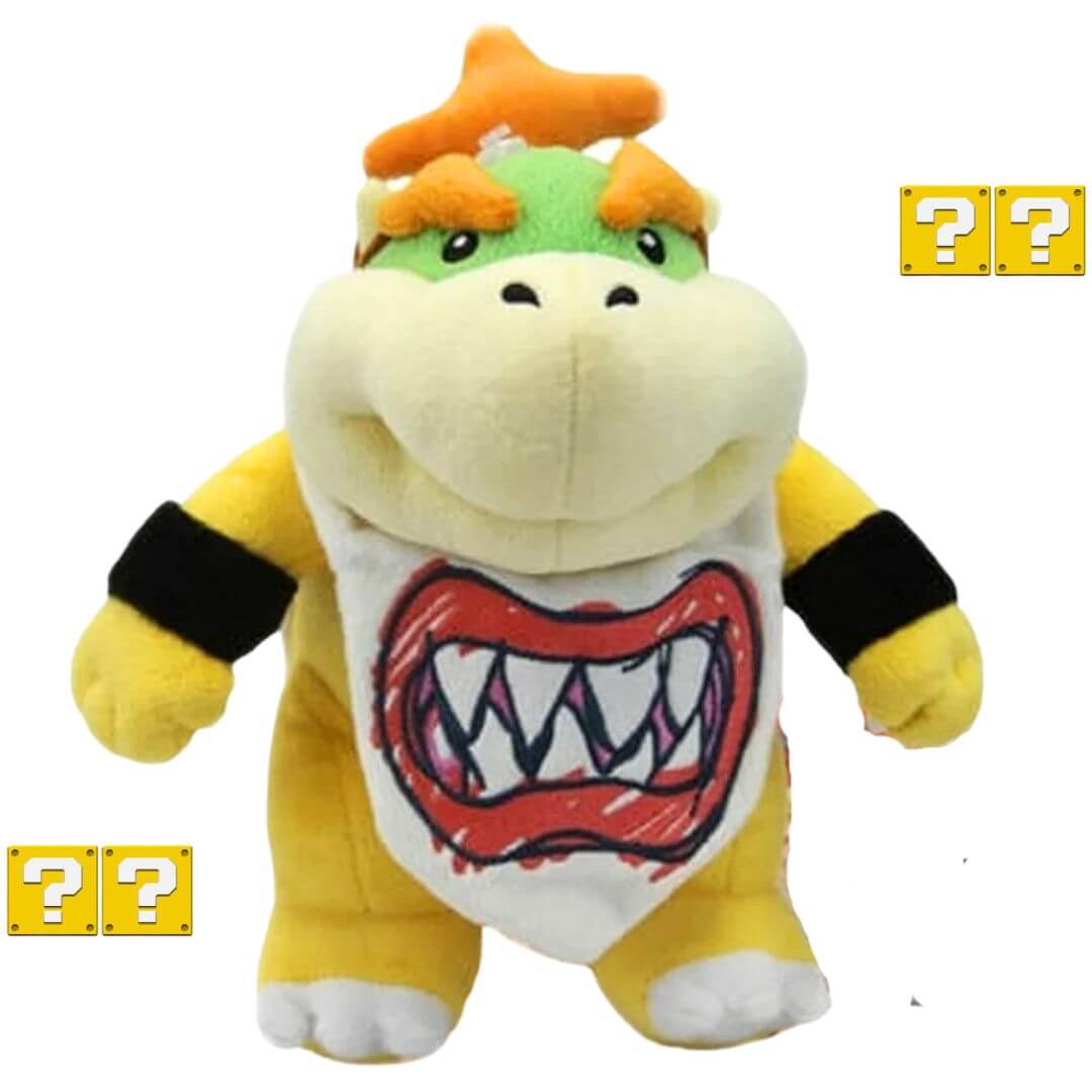 PELUCHE BOWSER JUNIOR JR DE MARIO BROS - MIDE 33 CM ALTO - 1