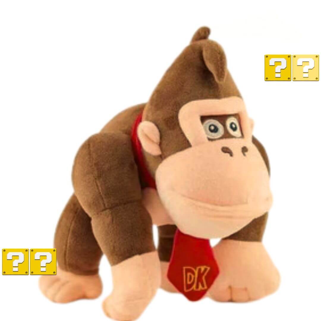 PELUCHE DONKEY KONG DE MARIO BROS - MIDE 26 CM ALTO - 2