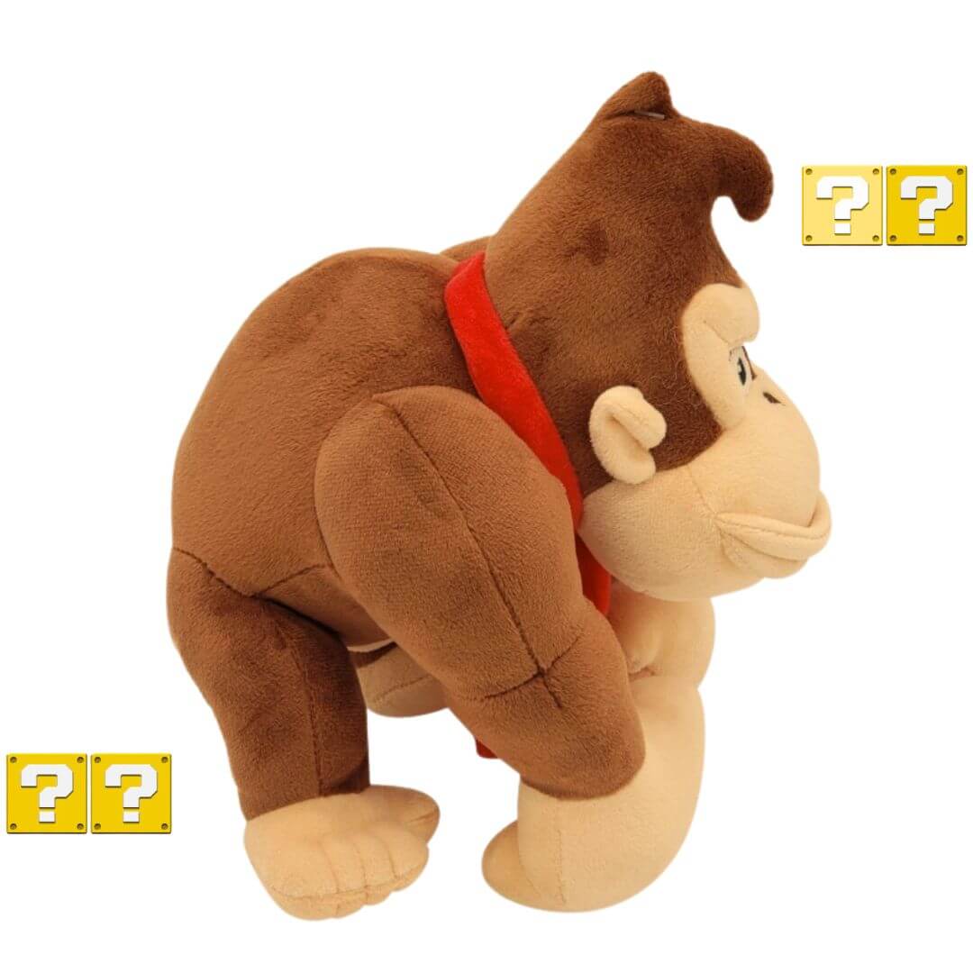 PELUCHE DONKEY KONG DE MARIO BROS - MIDE 26 CM ALTO - 3