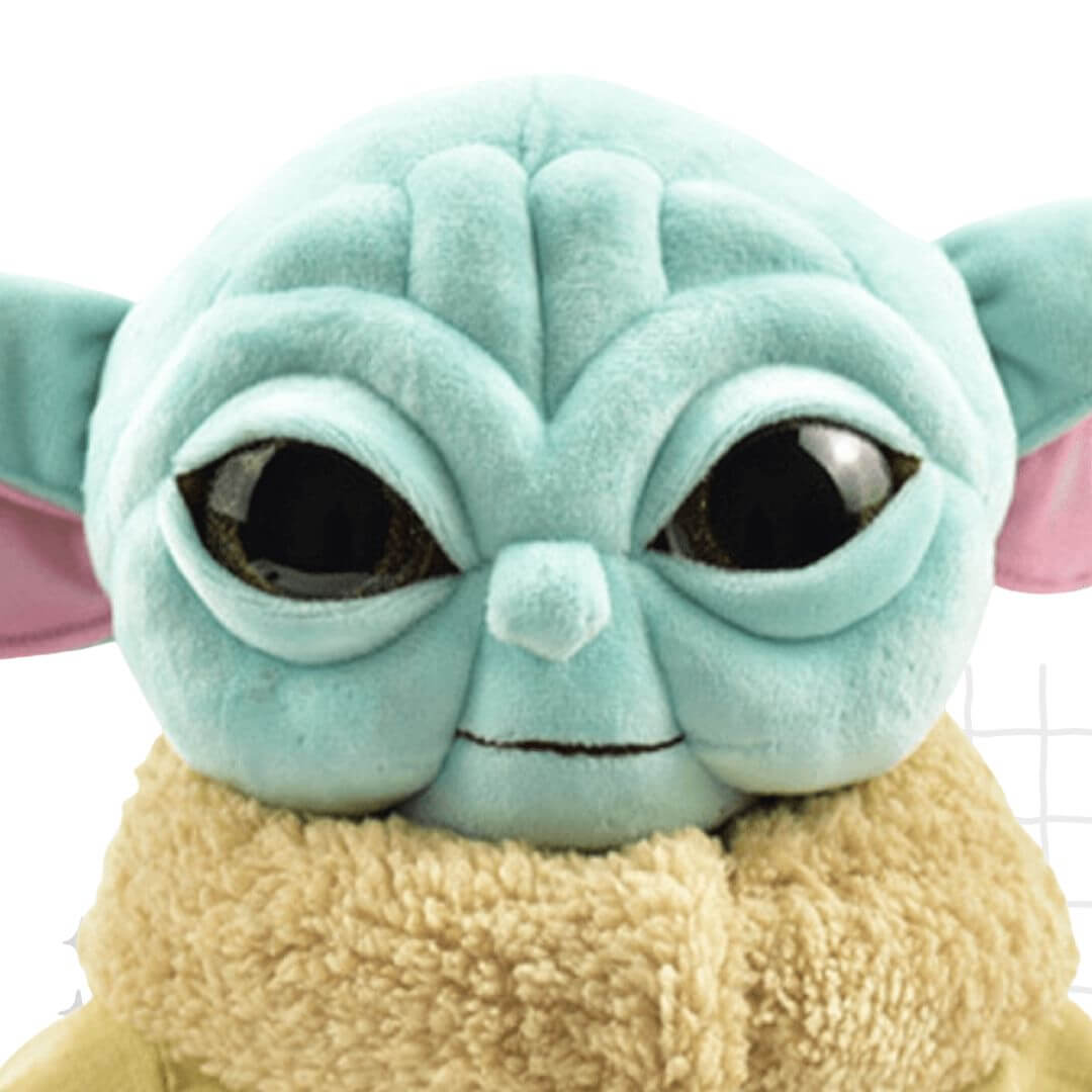 PELUCHE BABY YODA DIN GROGU STAR WARS - MIDE 32 CM ALTO - 2