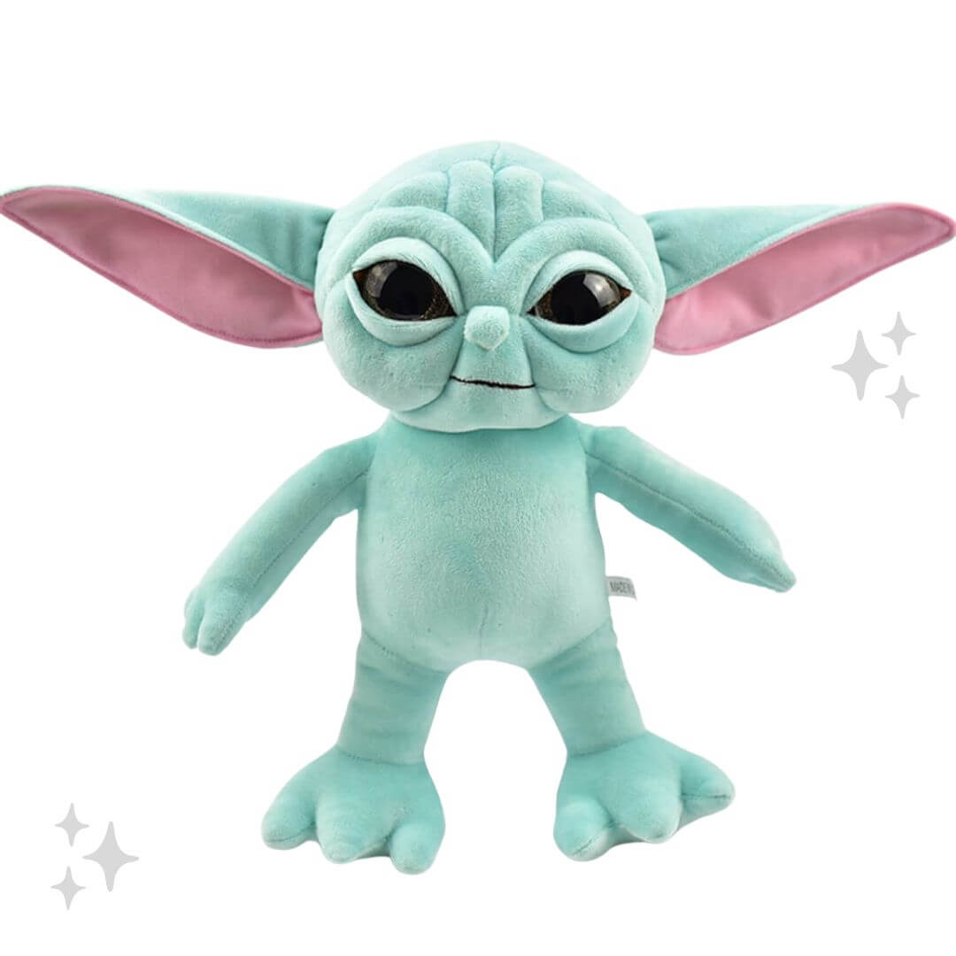 PELUCHE BABY YODA DIN GROGU STAR WARS - MIDE 32 CM ALTO - 3