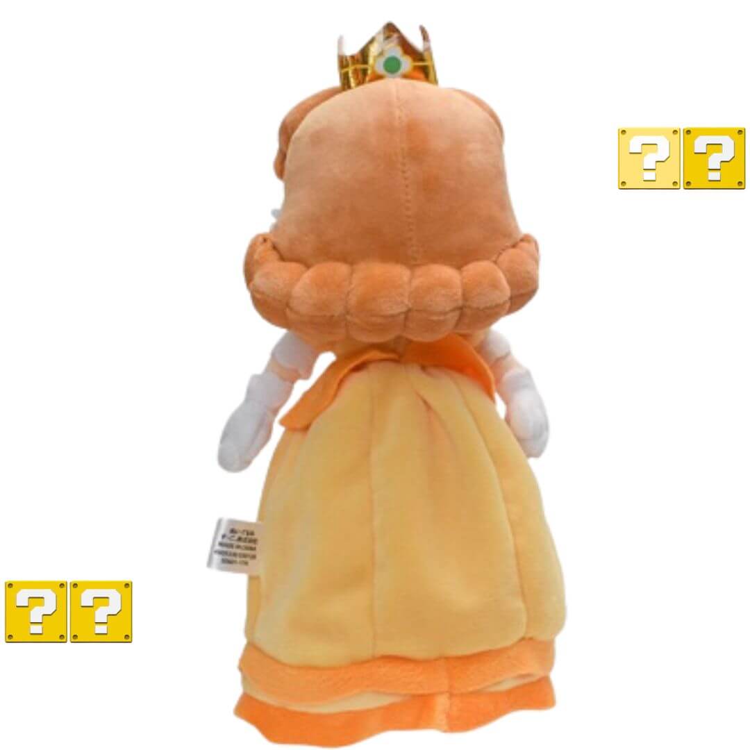 PELUCHE PRINCESA DAISY DE MARIO BROS - MIDE 26 CM ALTO - 3