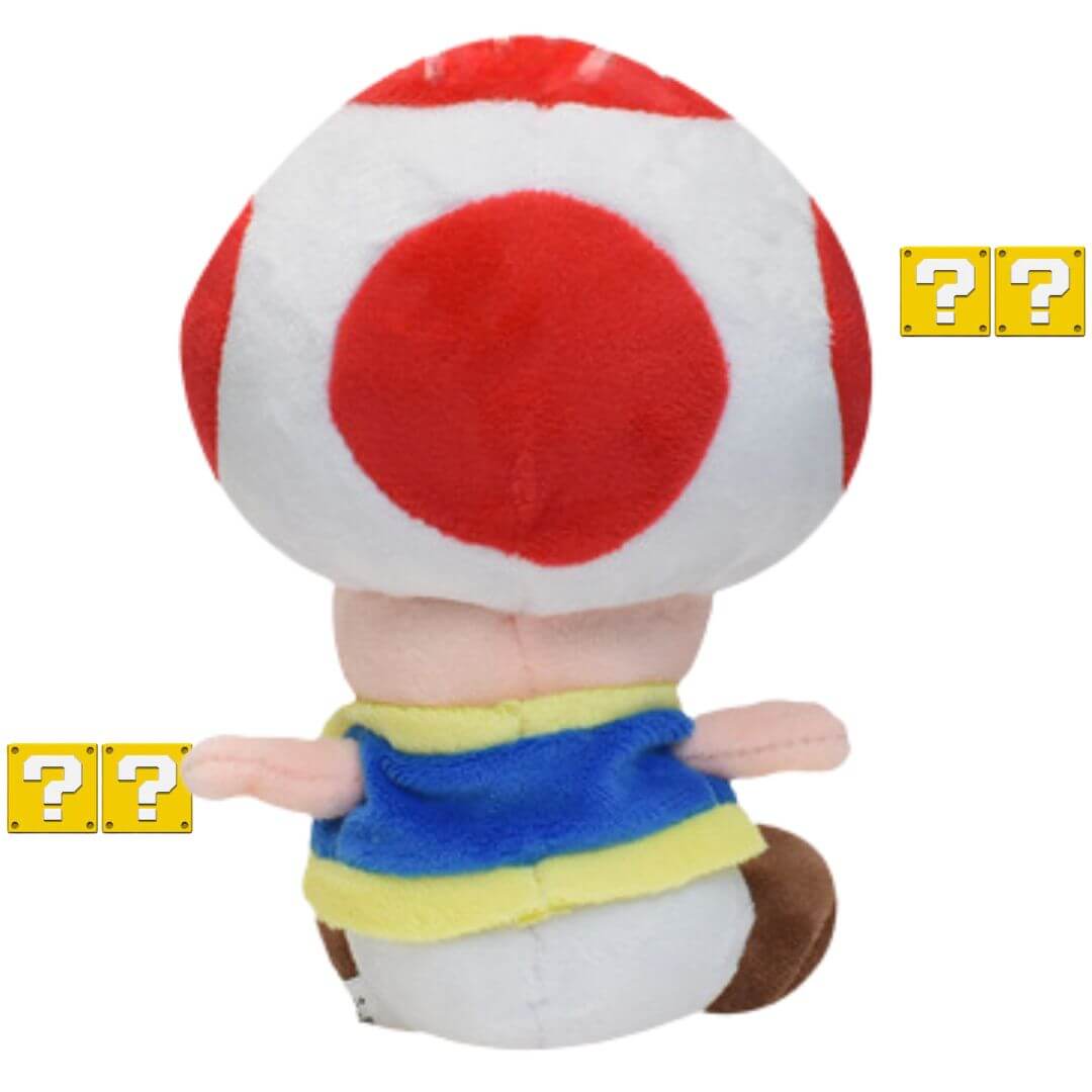 PELUCHE HONGUITO TOAD DE MARIO BROS - MIDE 20 CM ALTO - 3