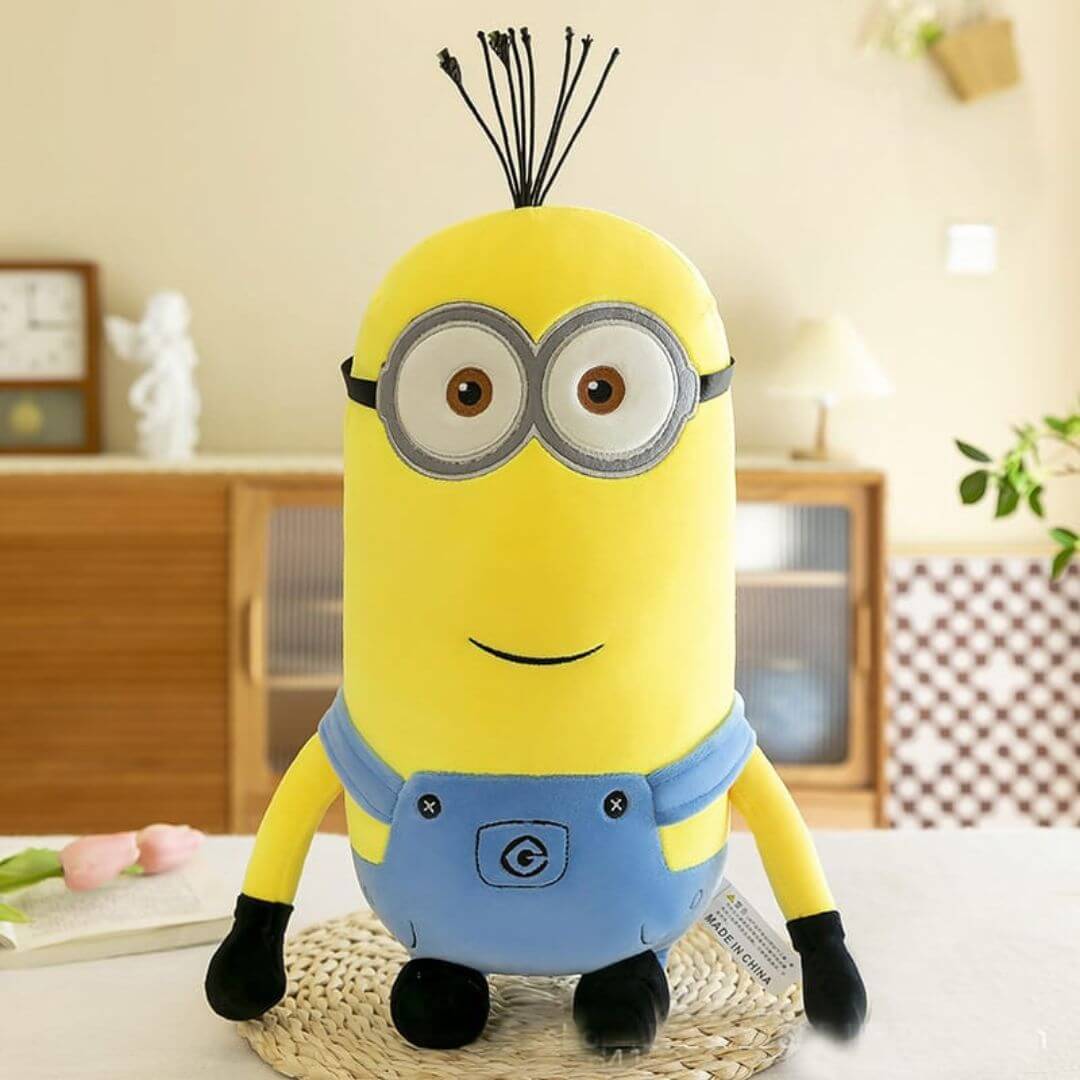 PELUCHE MINION KEVIN AMARILLO - MIDE 30 CM ALTO - 1