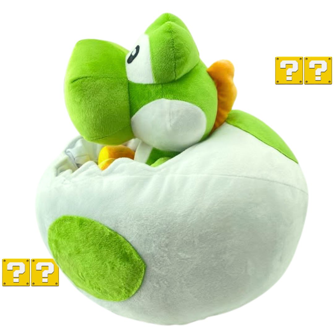 PELUCHE YOSHI BEBE HUEVO - MIDE 28 CM ALTO - 2