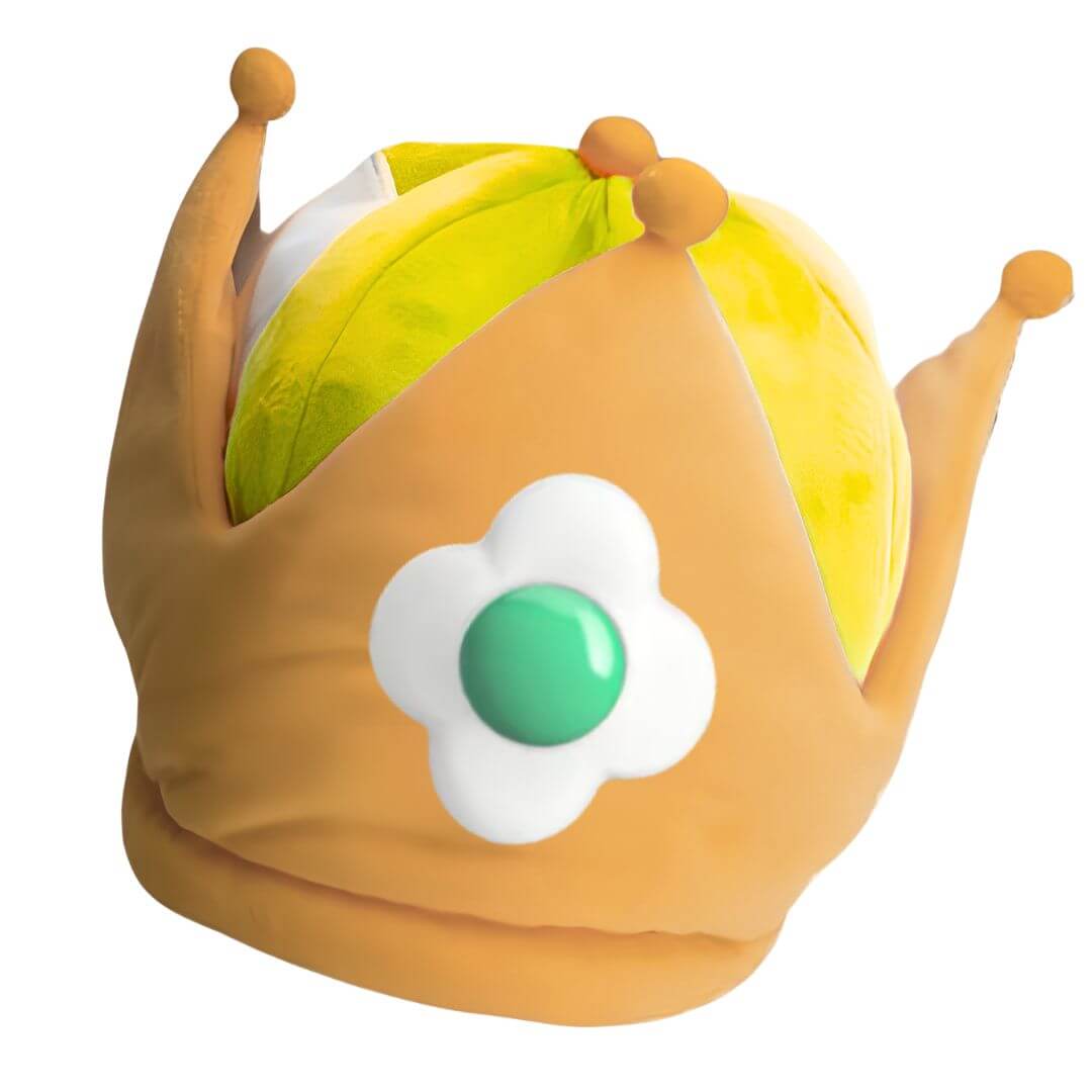 GORRO PRINCESA DAISY PELUCHE MARIO BROS - NIÑOS Y ADULTOS - 2