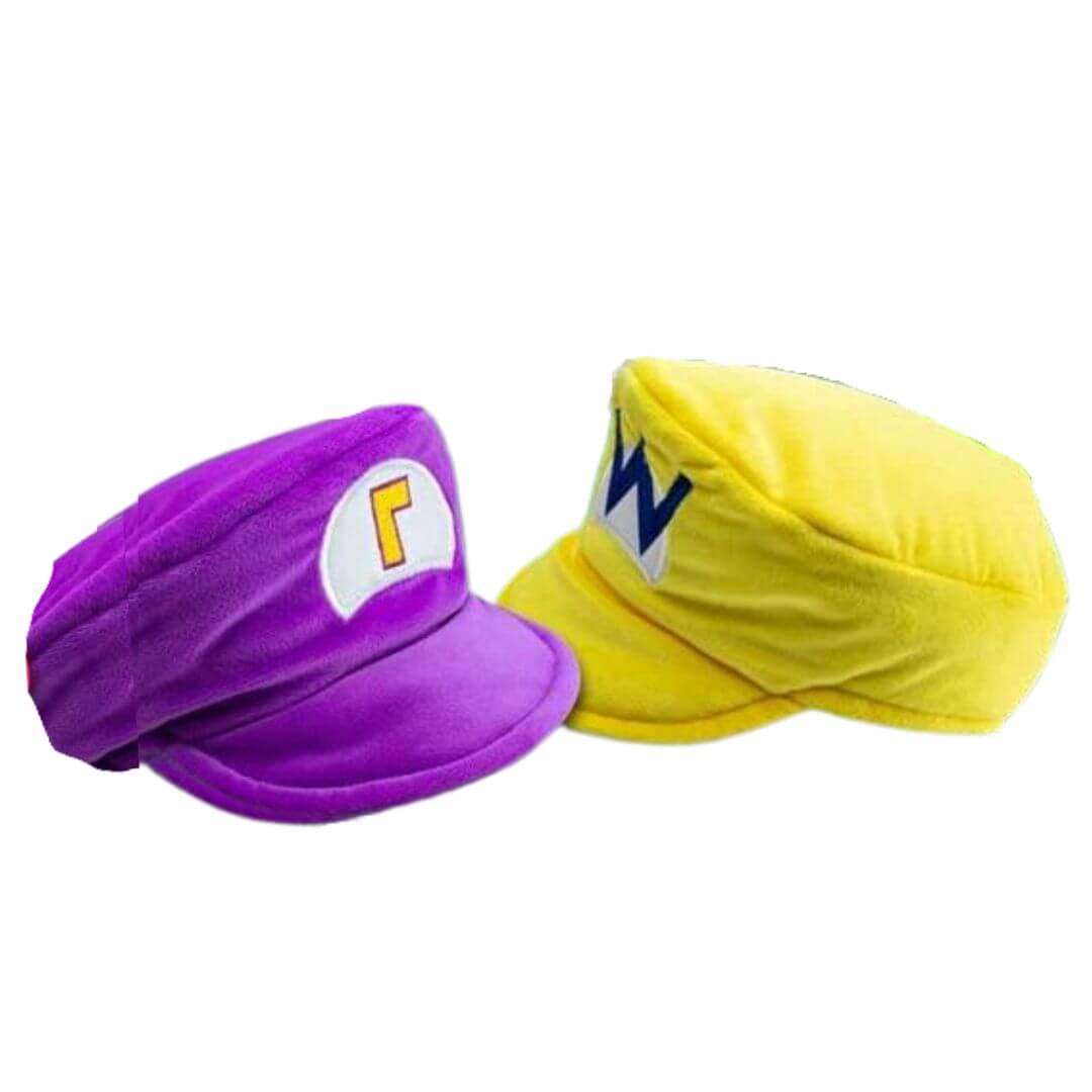 GORRO WALUIGI PELUCHE MARIO BROS - NIÑOS Y ADULTOS - 2