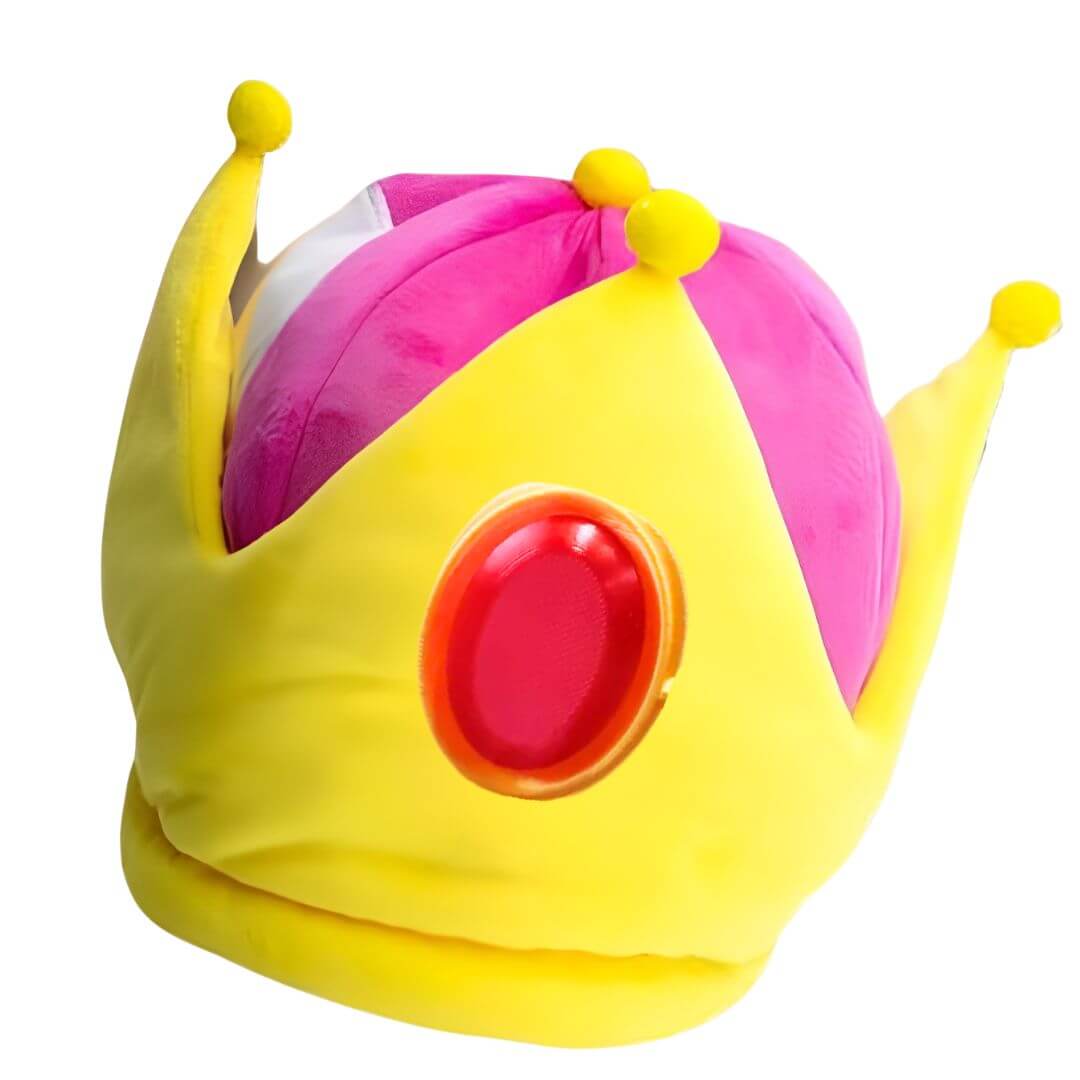 GORRO PRINCESA PEACH PELUCHE MARIO BROS - NIÑOS Y ADULTOS - 2